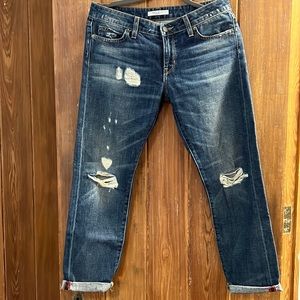 Rich & skinny distressed boyfriend jeans